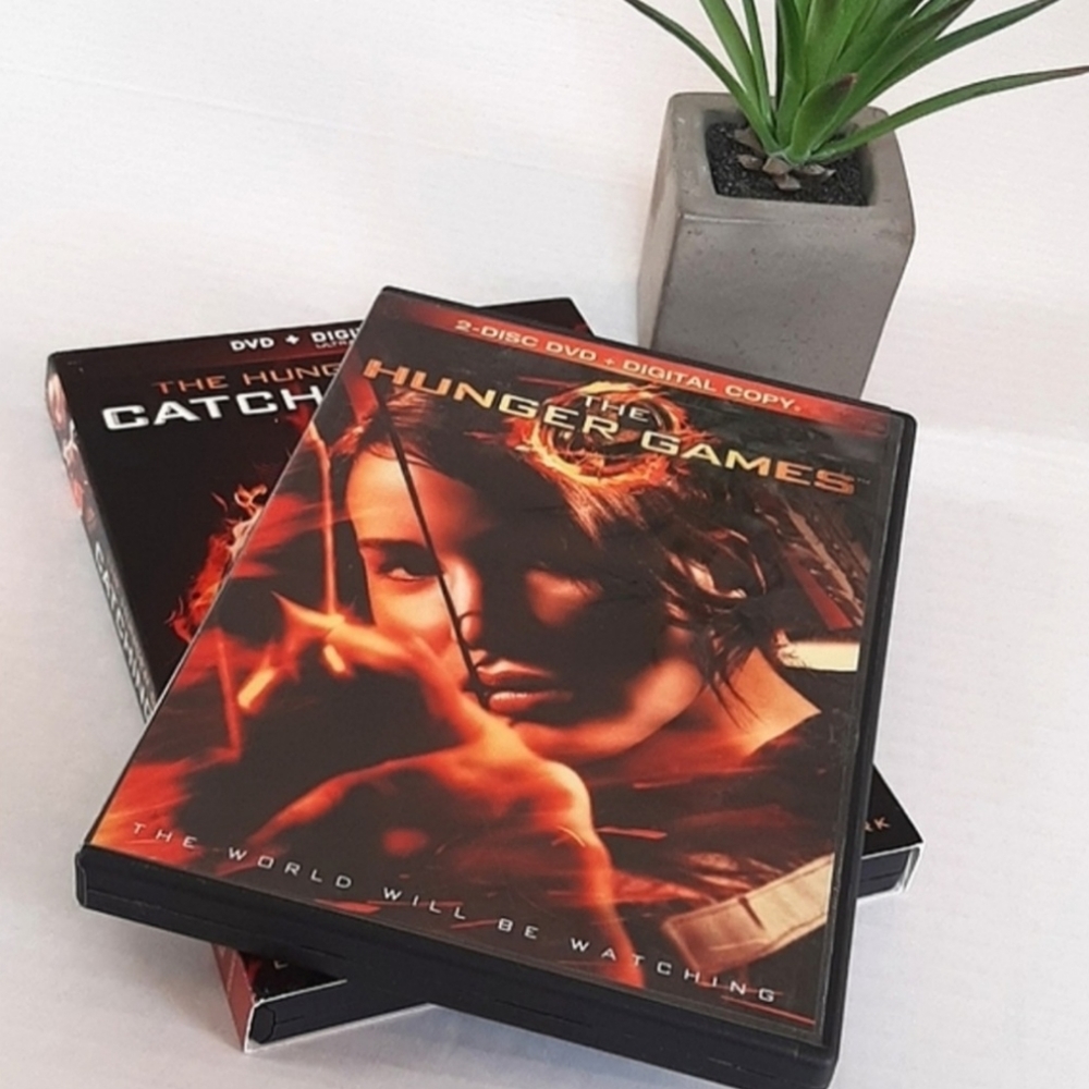 The Hunger Games & Catching Fire DVD Movie Bundle with Exclusive Bonus Features